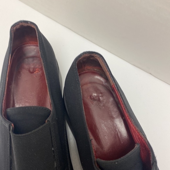 Salvatore Ferragamo women’s black fabric slip on dress shoes 6.5 - Picture 5 of 7